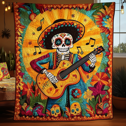 Day of the Dead Quilted Blanket GFTOTL1075