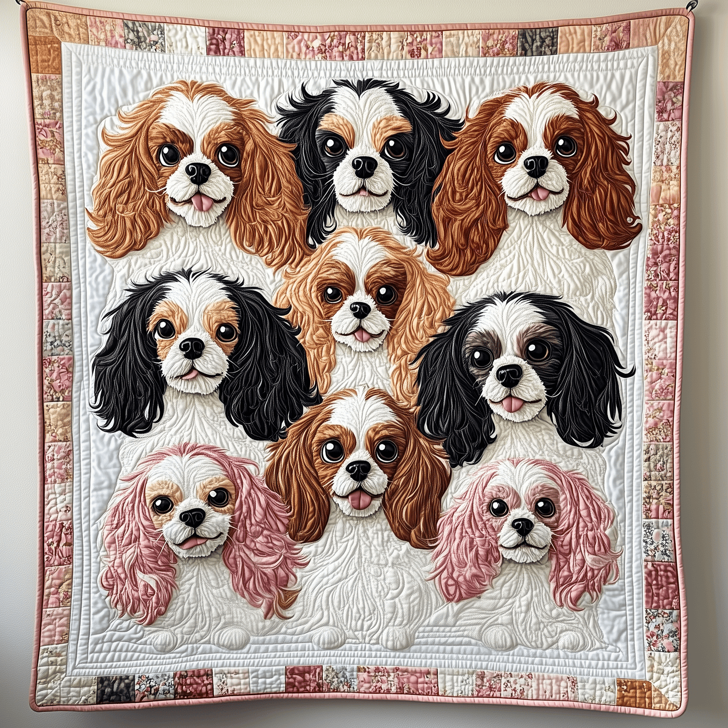 Cavalier King Charles Spaniel Quilted Blanket GFTOTP1110