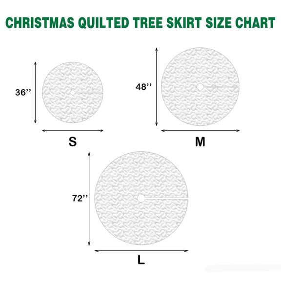 Christmas Winter Wonderland Quilted Tree Skirt GFTOAB639