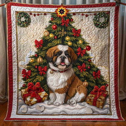 Bernard Christmas Gift WP0411002CL Quilt