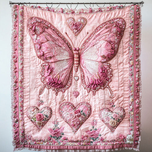 Butterfly Blooming Into You WU2410056CL Quilt