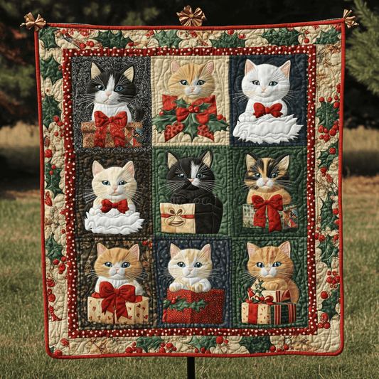 Cat Gift Box XR0710001CL Quilt