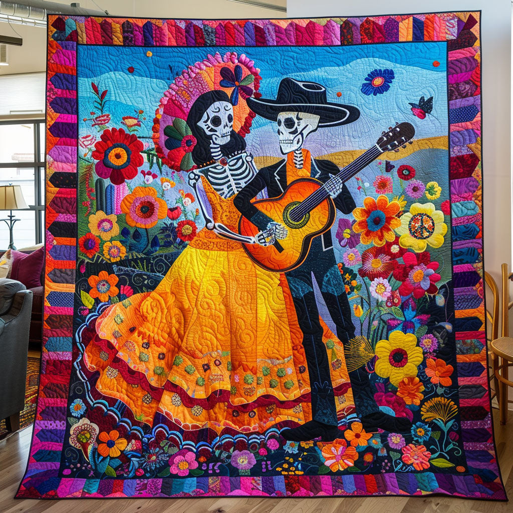Day Of The Dead WJ0911011CL Quilt