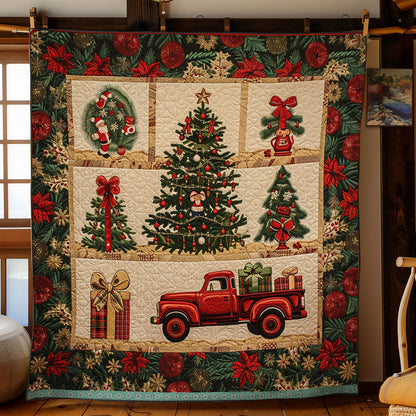 Christmas Tree And Red Truck WN1709020CL Quilt