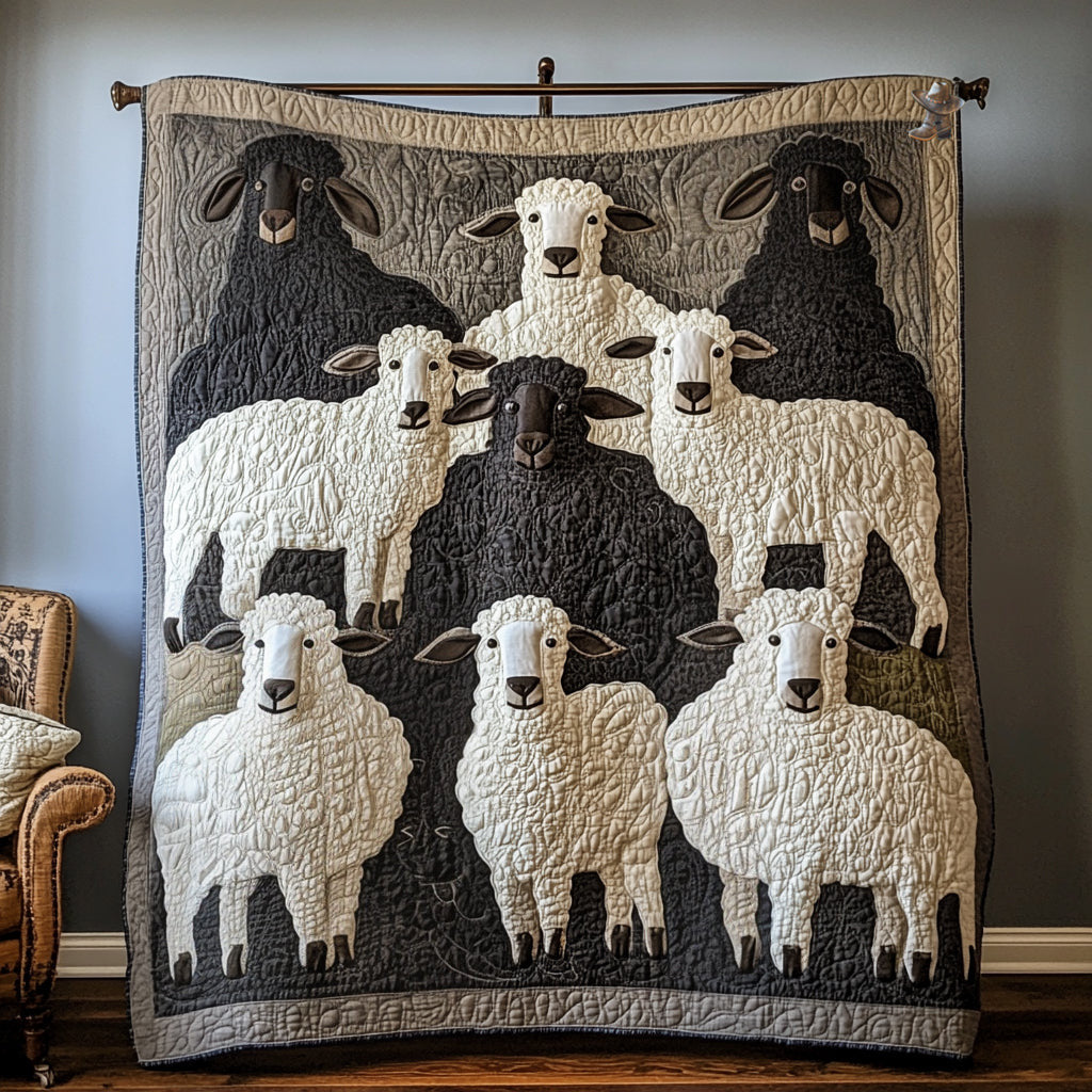 Cute Sheep WU1610014CL Quilt