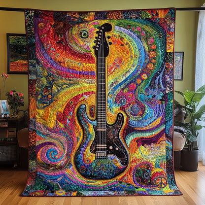 Colorful Guitar WU2110020CL Quilt