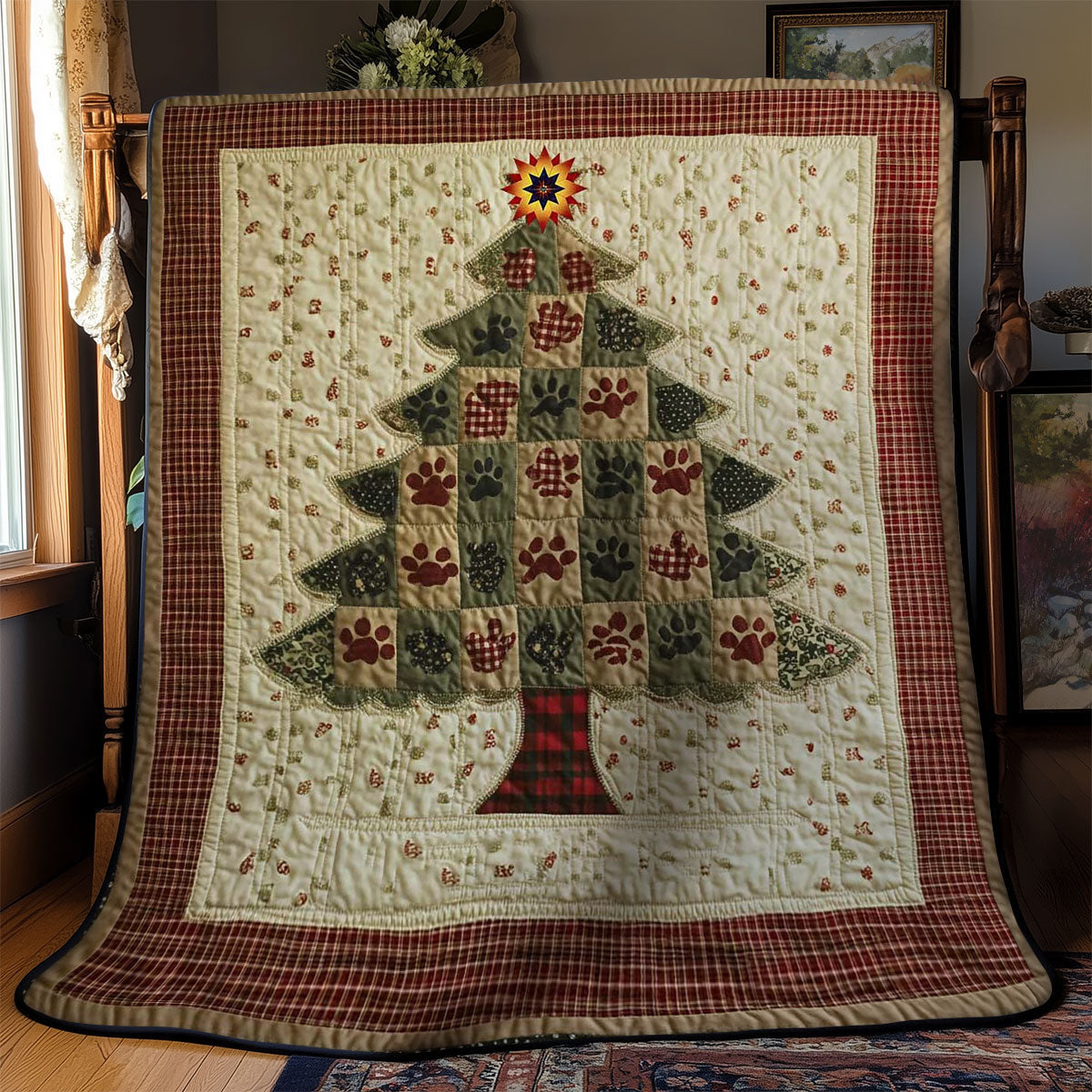 Cozy Christmas Paws WN0511033CL Quilt