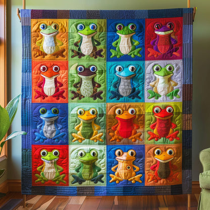 Colorful Frog WJ0911009CL Quilt