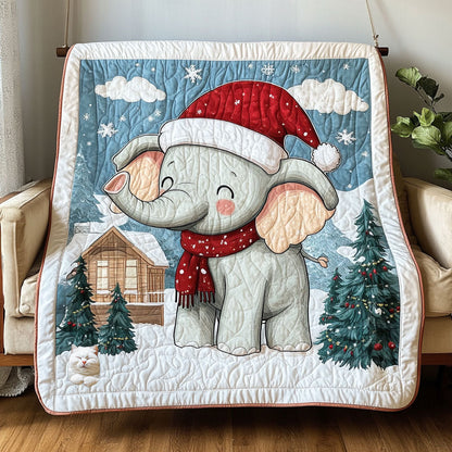 Elephant Christmas WT1810007CL Quilt