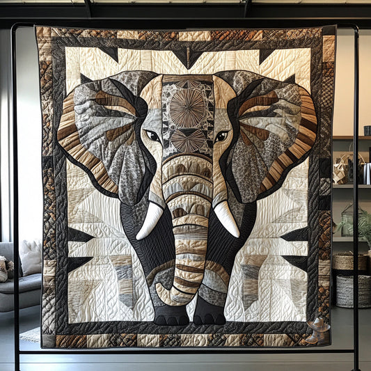 Elephant Into The Wild WU2410010CL Quilt