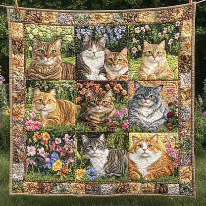 Exotic Cat Flower WT2110020CL Quilt