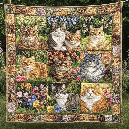 Exotic Cat Flower WT2110020CL Quilt