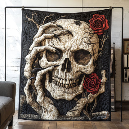 Evil Skull  WU1610010CL Quilt