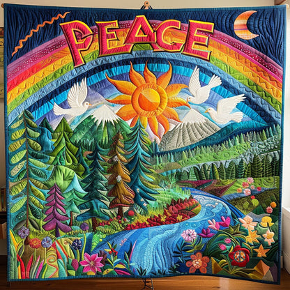 Hippie Peace WJ0111005CL Quilt
