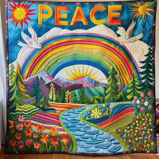 Hippie Peace WJ2510010CL Quilt
