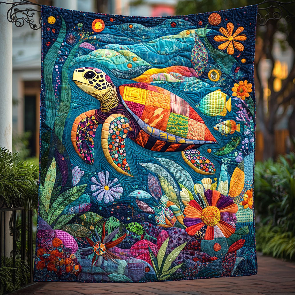 Majestic Turtle WJ2510014CL Quilt