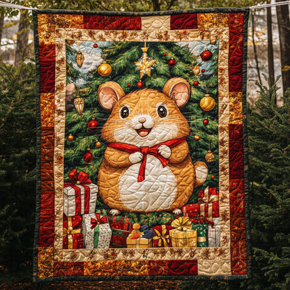 Hamster Christmas WT2110009CL Quilt