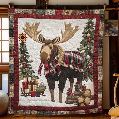 Moose Merriment WN0711041CL Quilt