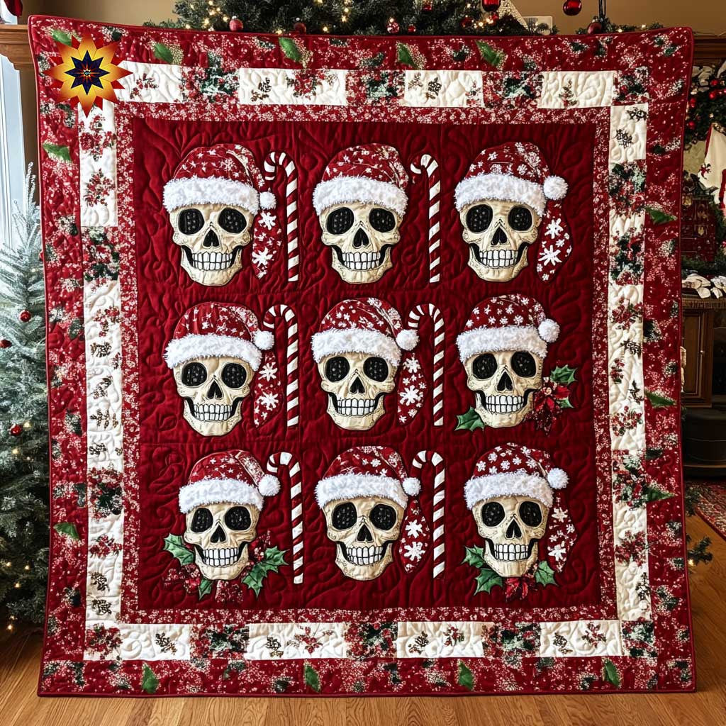 Jolly Skulls WN1311033CL Quilt