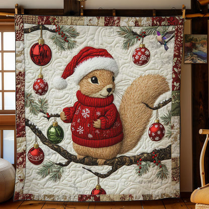 Merry Squirrel WN0711032CL Quilt