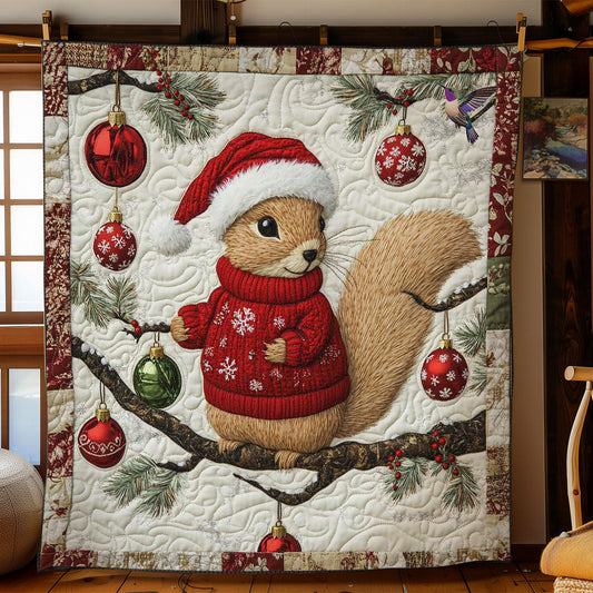 Merry Squirrel WN0711032CL Quilt