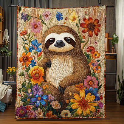 Lovely Sloth WU2110016CL Quilt