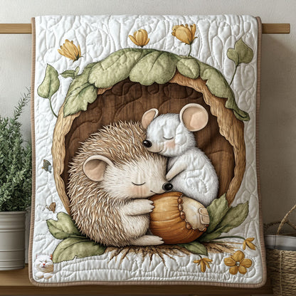 Hedgehog Sleeping WT1610015CL Quilt