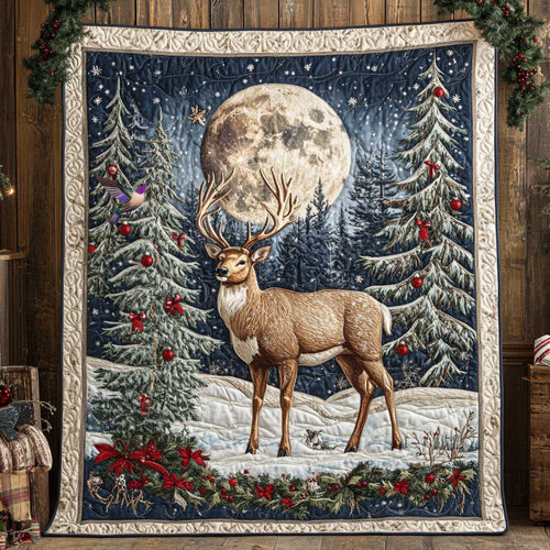 Magical Stag Christmas WP0711027CL Quilt