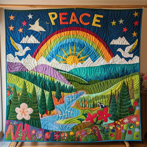 Hippie Peace WJ3110013CL Quilt