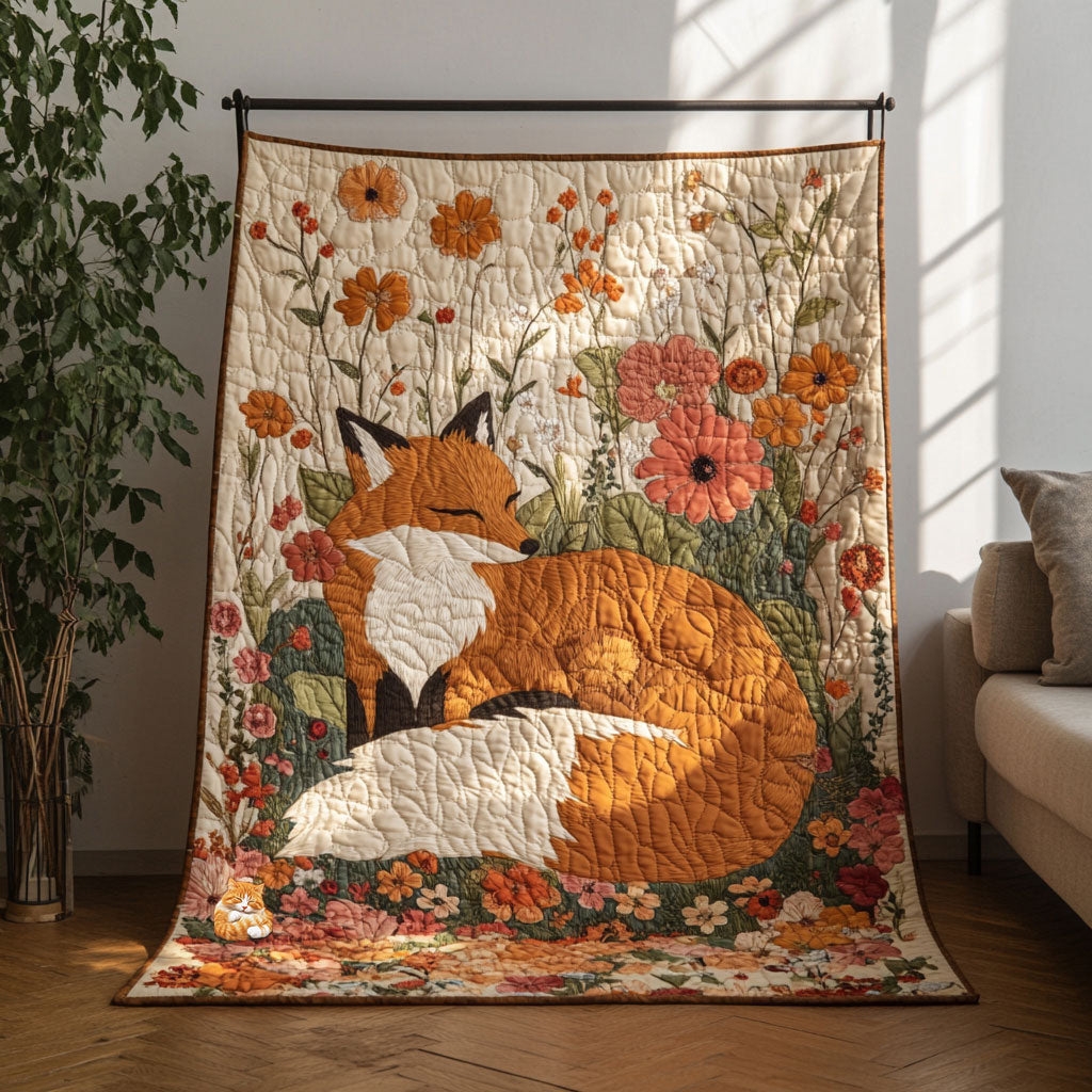 Happy Fox  WU1810034CL Quilt