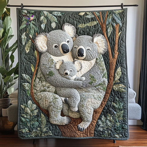 Koala Family  WU1810035CL Quilt