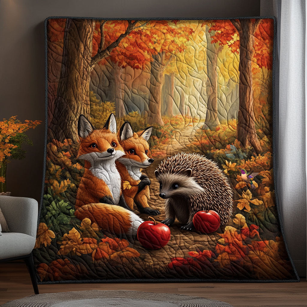 Fox Hedgehog WT1610012CL Quilt