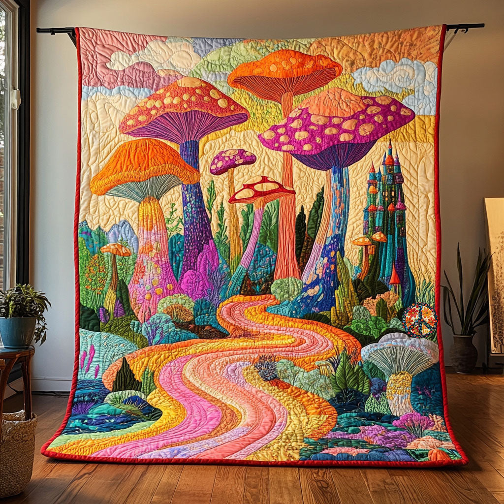 Hippie Trippy Trip WU2210036CL Quilt