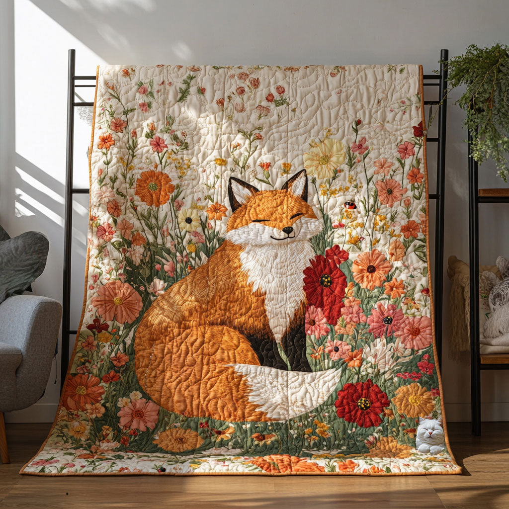 Happy Fox  WU1810033CL Quilt