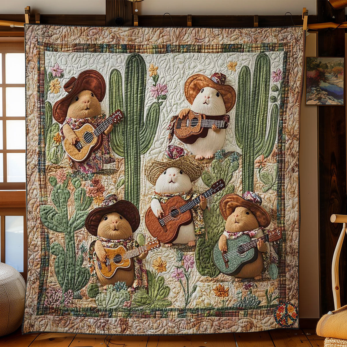 Musical Guinea Pig WN3110089CL Quilt