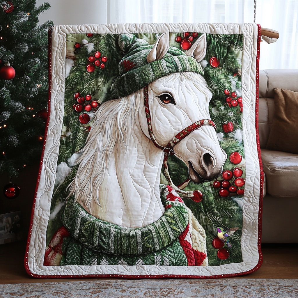 Horse Christmas WT1810008CL Quilt