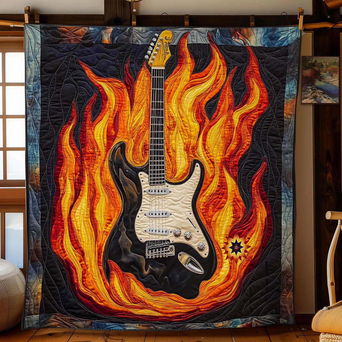 Inferno Guitar WN1211057CL Quilt