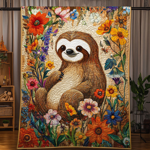 Lovely Sloth WU2110017CL Quilt