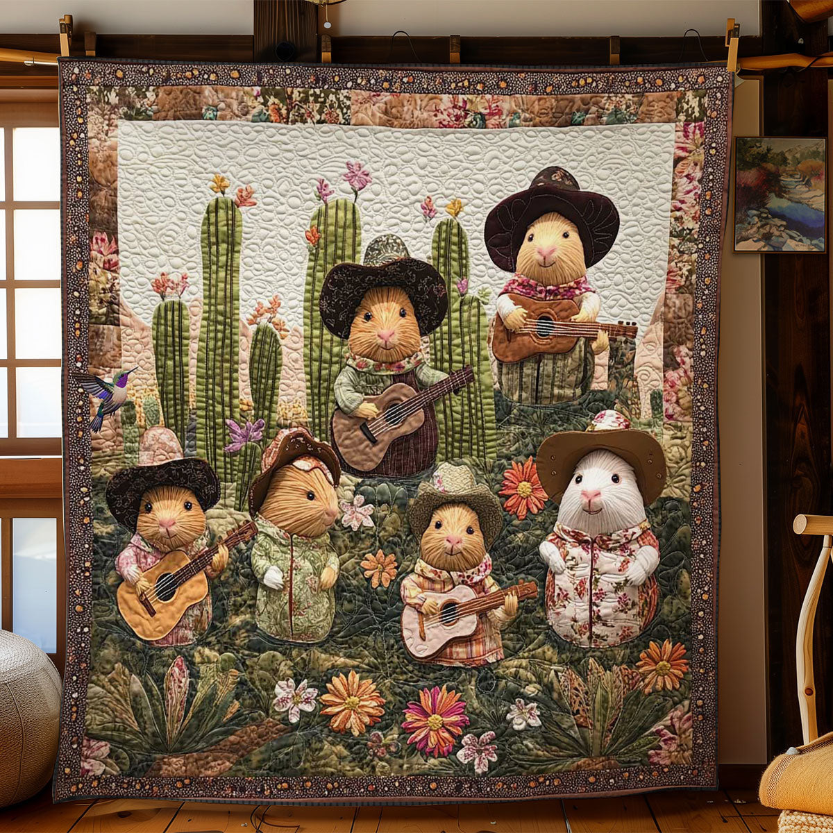 Musical Guinea Pig WN3110090CL Quilt