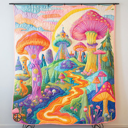 Hippie Trippy Trip WU2210040CL Quilt