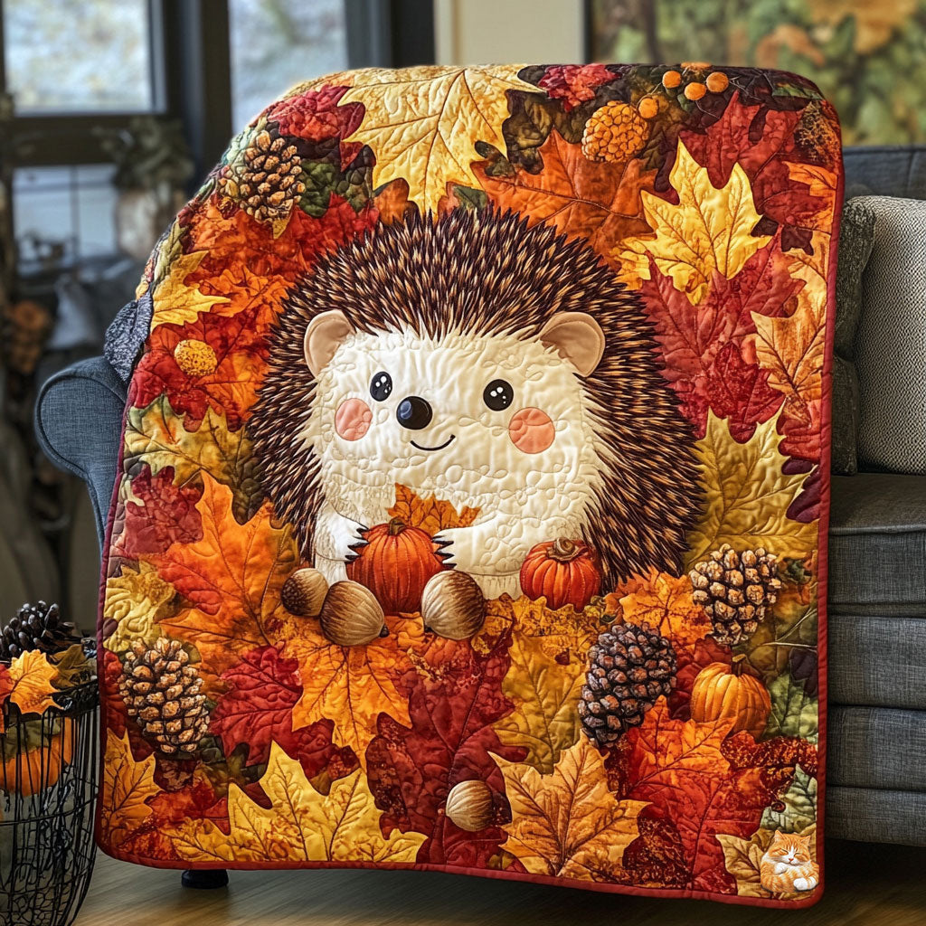Happy Hedgehog WU1810026CL Quilt