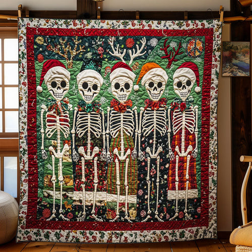 Merry Skeletons WN0711056CL Quilt