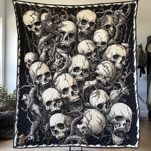 Skull Scream In Vain WU2410009CL Quilt