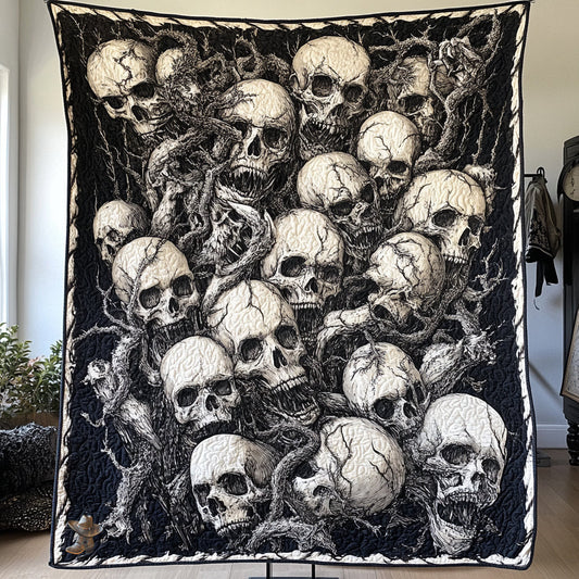 Skull Scream In Vain WU2410009CL Quilt
