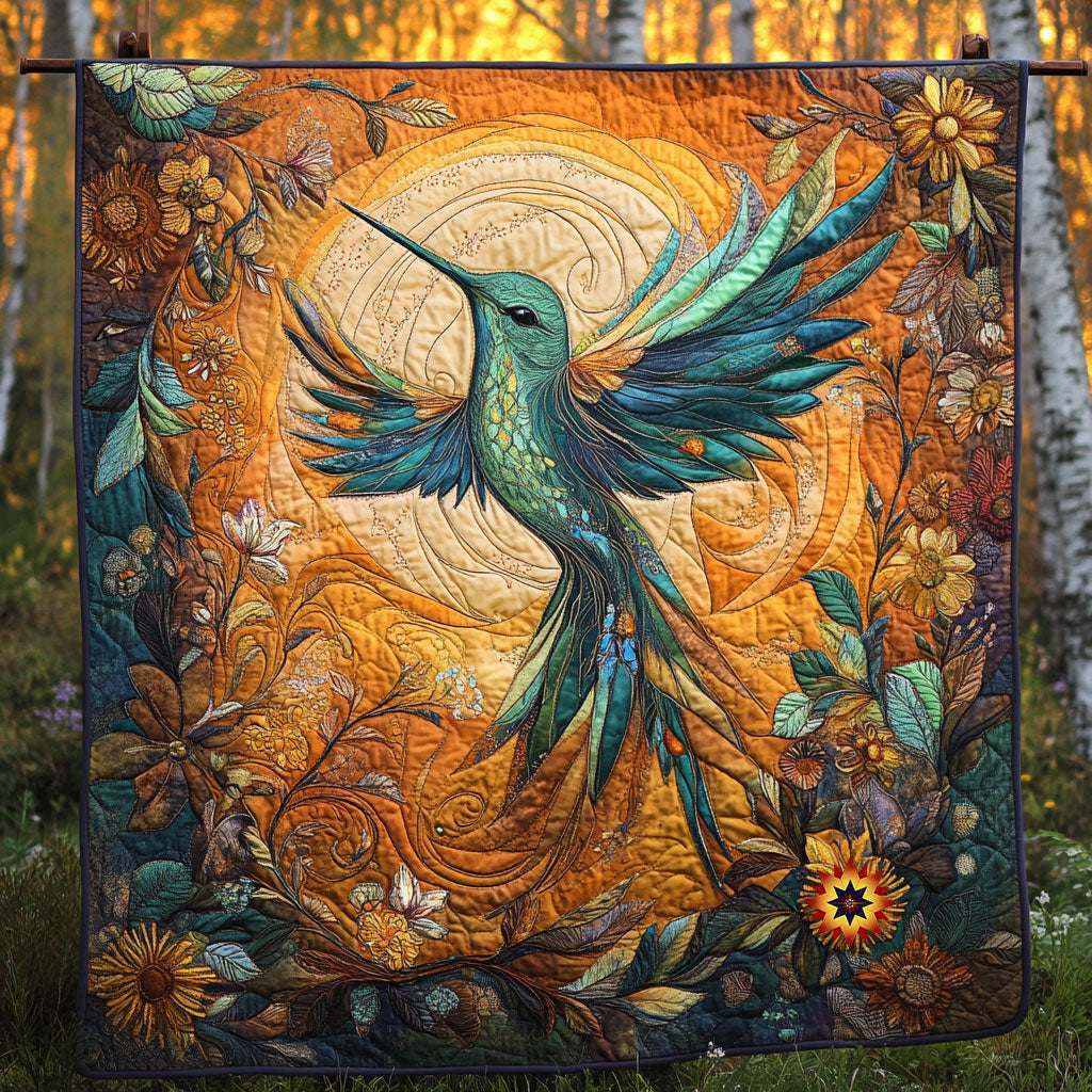 Vintage Hummingbird WU2610045CL Quilt