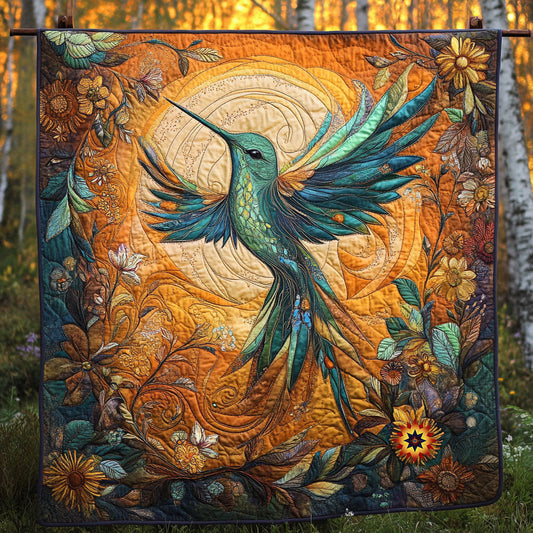 Vintage Hummingbird WU2610045CL Quilt