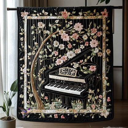 Piano Bloom Into You WU2310005CL Quilt