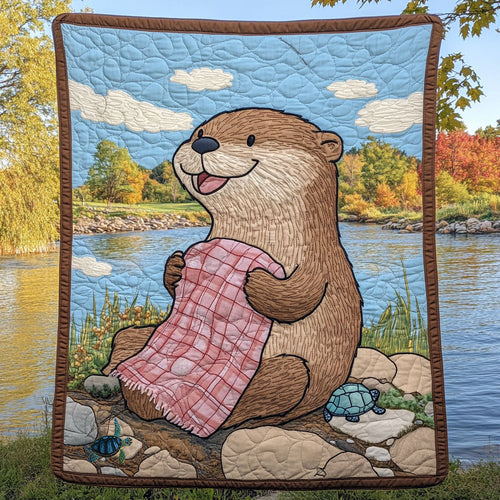 Otter Happy WT1810012CL Quilt