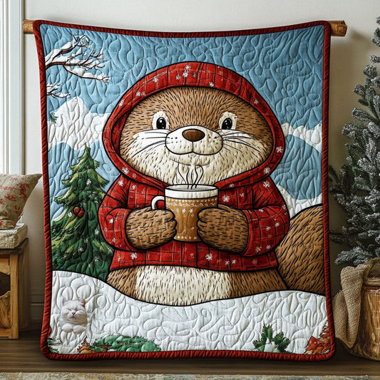 Otter Christmas WT1810013CL Quilt