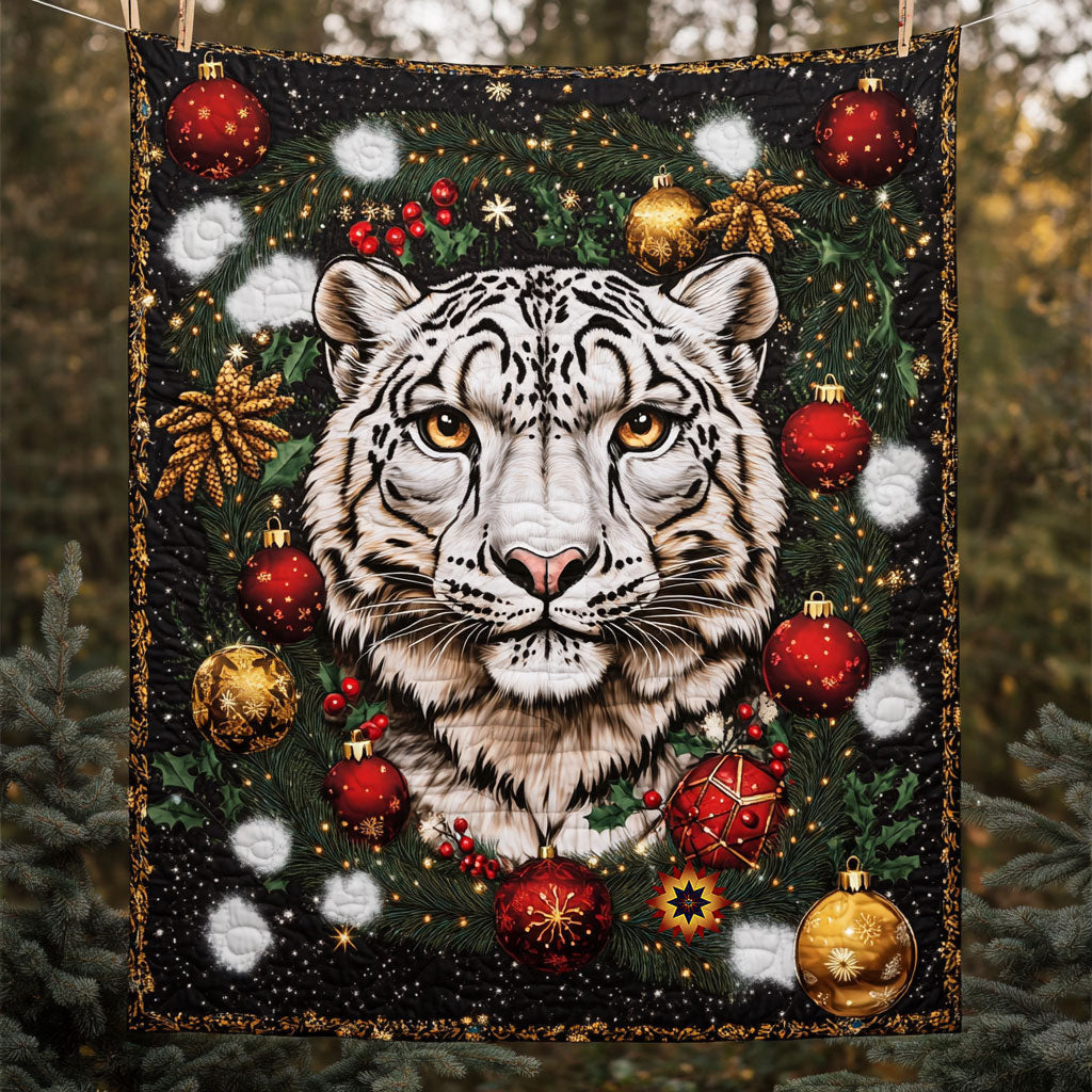 Panther Christmas WT2110021CL Quilt